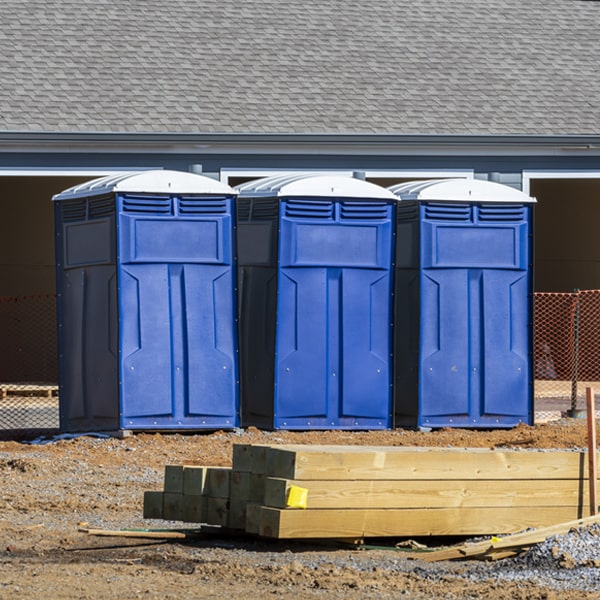 are there different sizes of portable toilets available for rent in Belpre